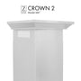 ZLINE Crown Molding Profile 2 for Wall Mount Range Hood (CM2-687)