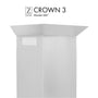 ZLINE Crown Molding Profile 3 for Wall Mount Range Hood (CM3-687)