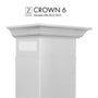 ZLINE Crown Molding Profile 6 for Wall Mount Range Hood (CM6-KB/KL2/KL3)