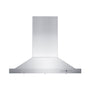 36 in. Ducted Island Mount Range Hood with Dual Remote Blower in Stainless Steel (GL2i-RD-36)