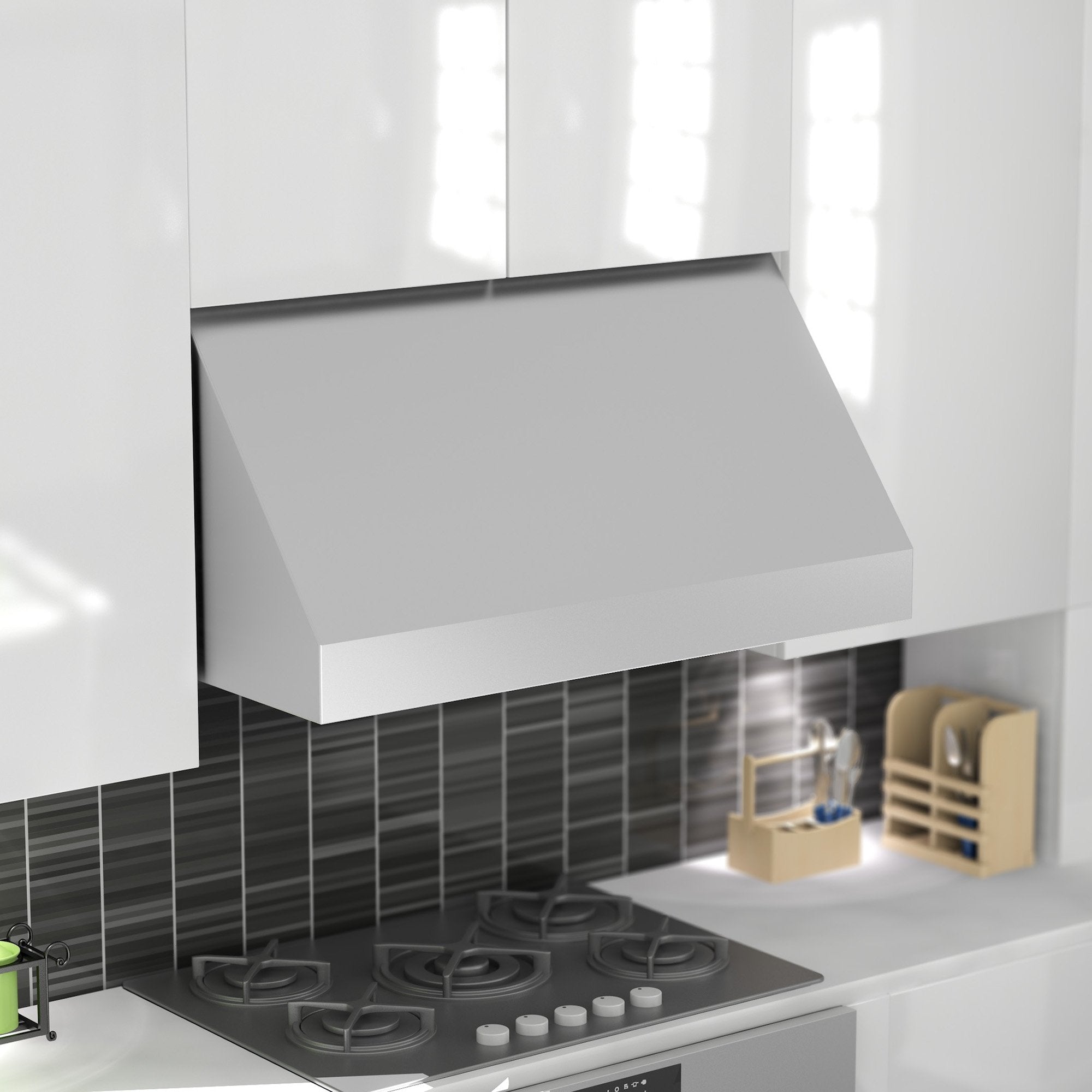 ZLINE 48"  Convertible Vent Under Cabinet Range Hood in Stainless Steel (523-48)