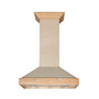 ZLINE 30" Ducted Unfinished Wooden Wall Mount Range Hood (KBUF-30)