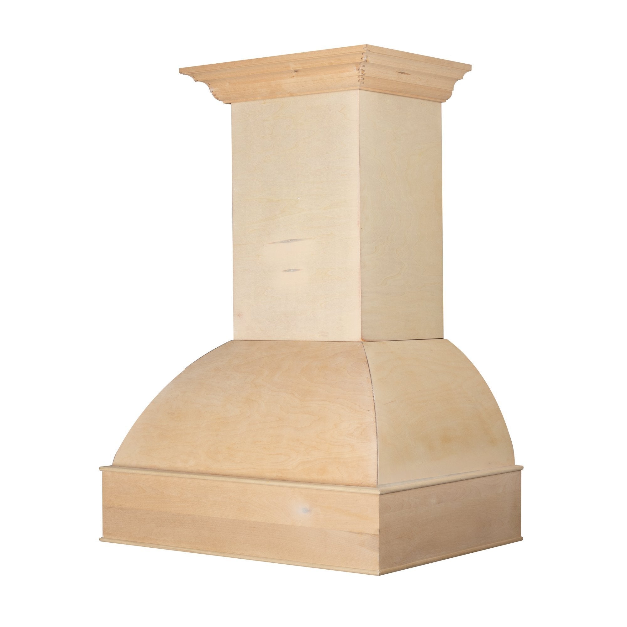 ZLINE 48 in. Ducted Wall Mount Range Hood with Single Remote Blower in Unfinished Wood (369UF-RS-48-400)