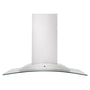 ZLINE 36" Convertible Vent Convertible Vent Wall Mount Range Hood in Stainless Steel & Glass (KN-36)