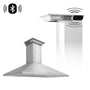 30" ZLINE CrownSound™Ducted Vent Wall Mount Range Hood in Stainless Steel with Built-in Bluetooth Speakers (KL2CRN-BT-30)