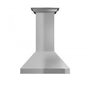 ZLINE 48" Professional Convertible Vent Wall Mount Range Hood in Stainless Steel with Crown Molding (597CRN-48)