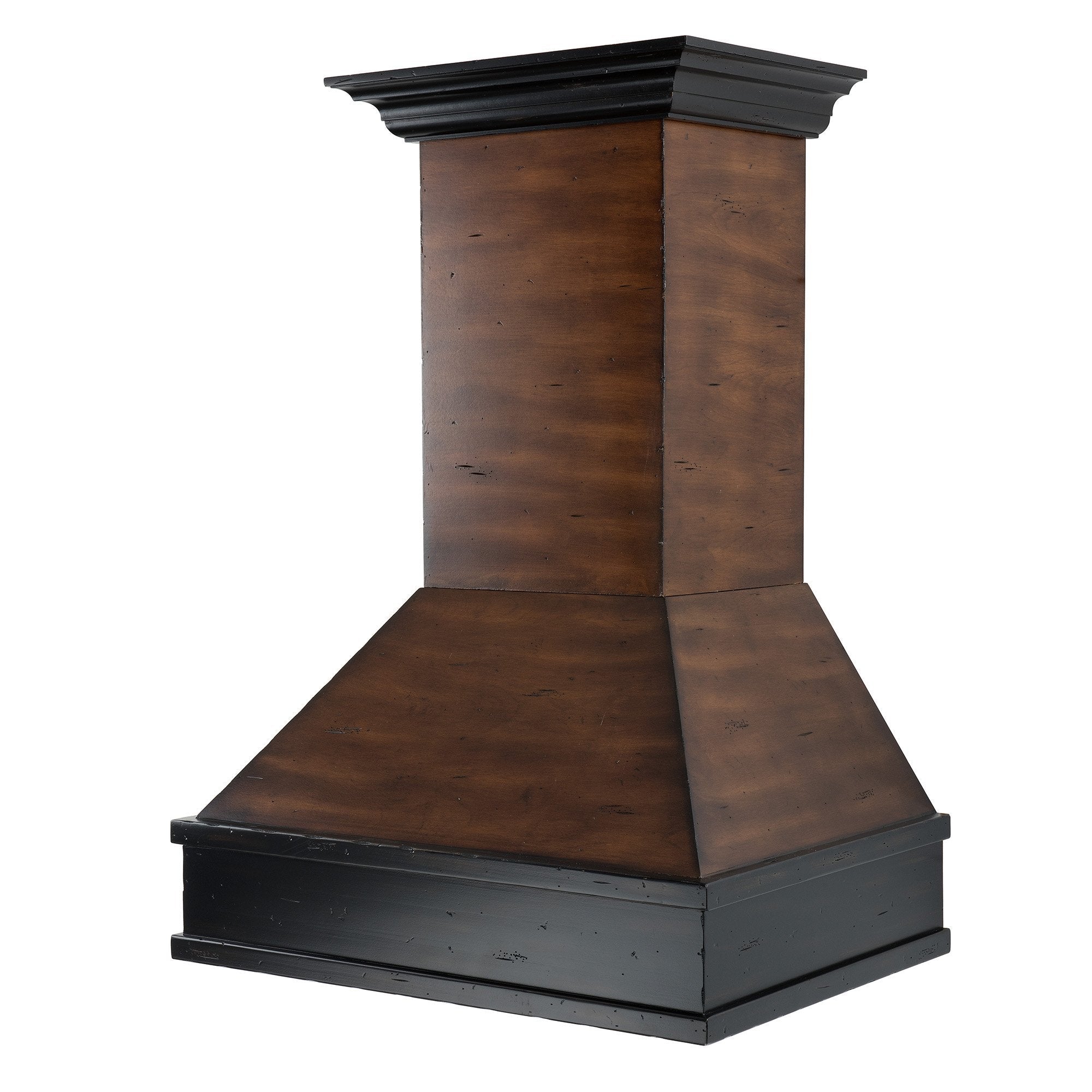 ZLINE 30" Ducted Wooden Wall Mount Range Hood with Dual Remote Blower in Antigua and Hamilton (329AH-RD-30)